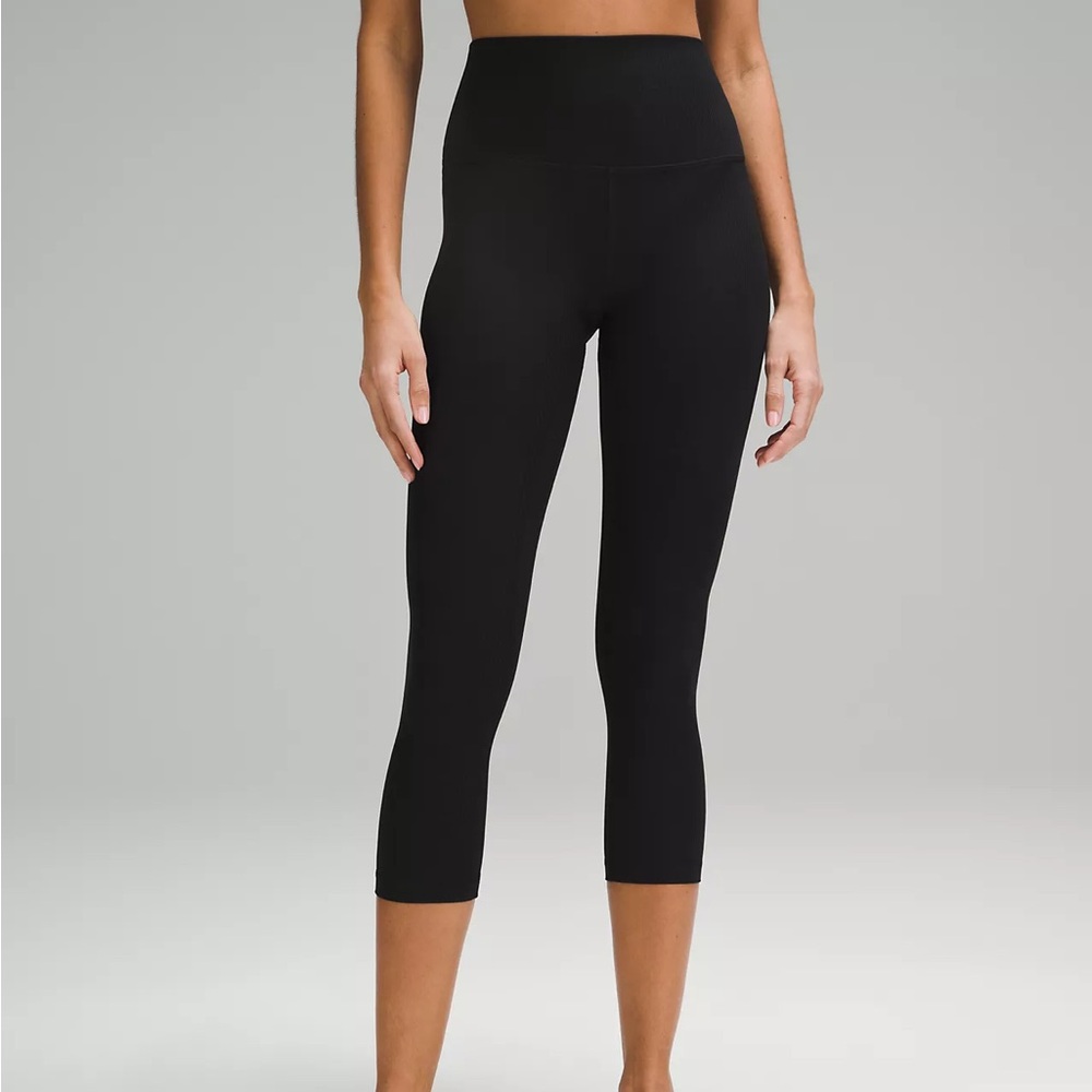 lululemon Align™ High-Rise Ribbed Crop 23"